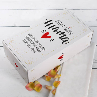 Biorebe Wein Geschenkset zum Muttertag mit Weinglas in Geschenkbox