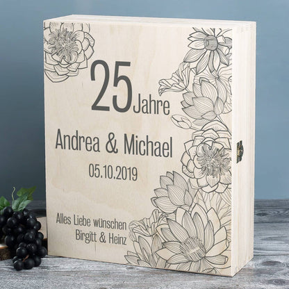 Persönliche Geschenkverpackung mit großem Aufdruck