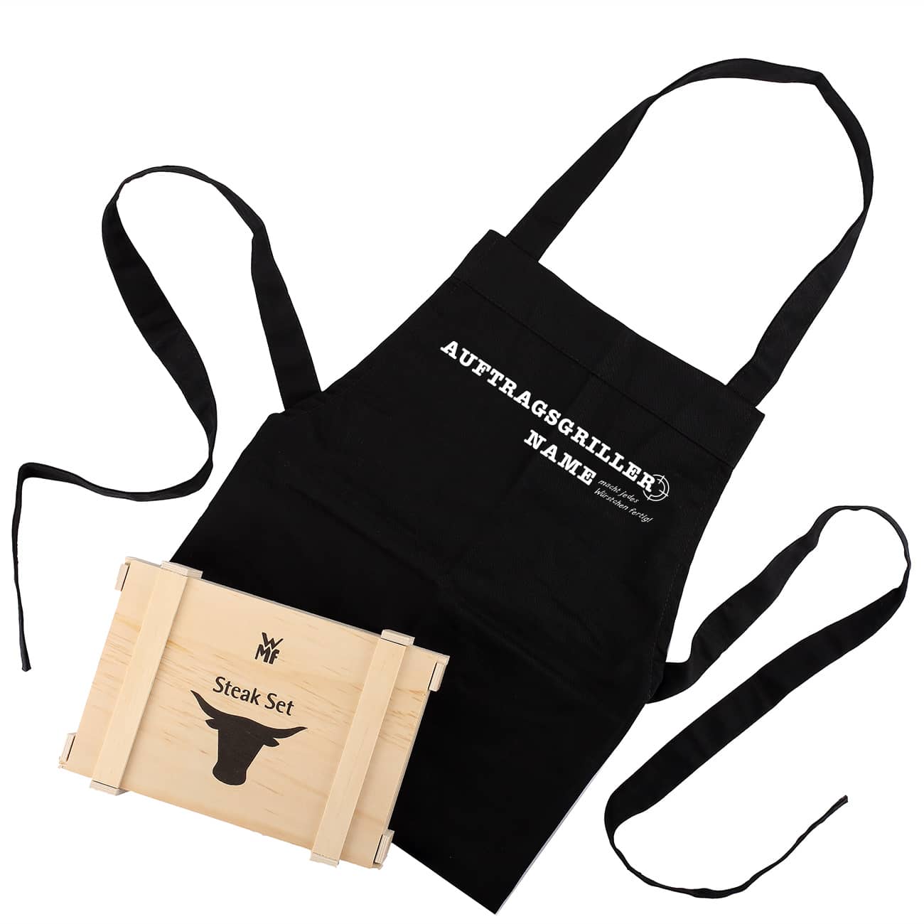 Schürze mit Ihrem Wunschnamen bedruckt