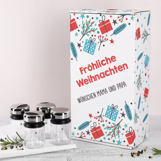 Gewürzstreuer von WMF mit weihnachtlicher Pappbox