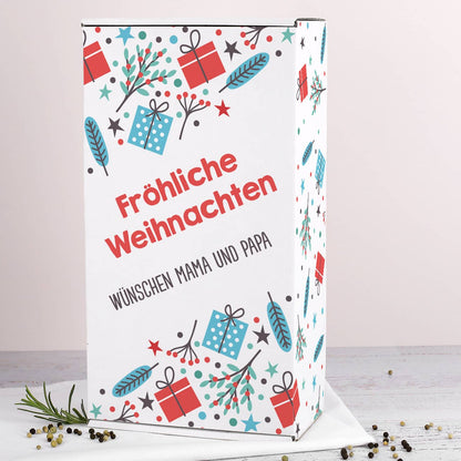 Pappbox zu Weihnachten