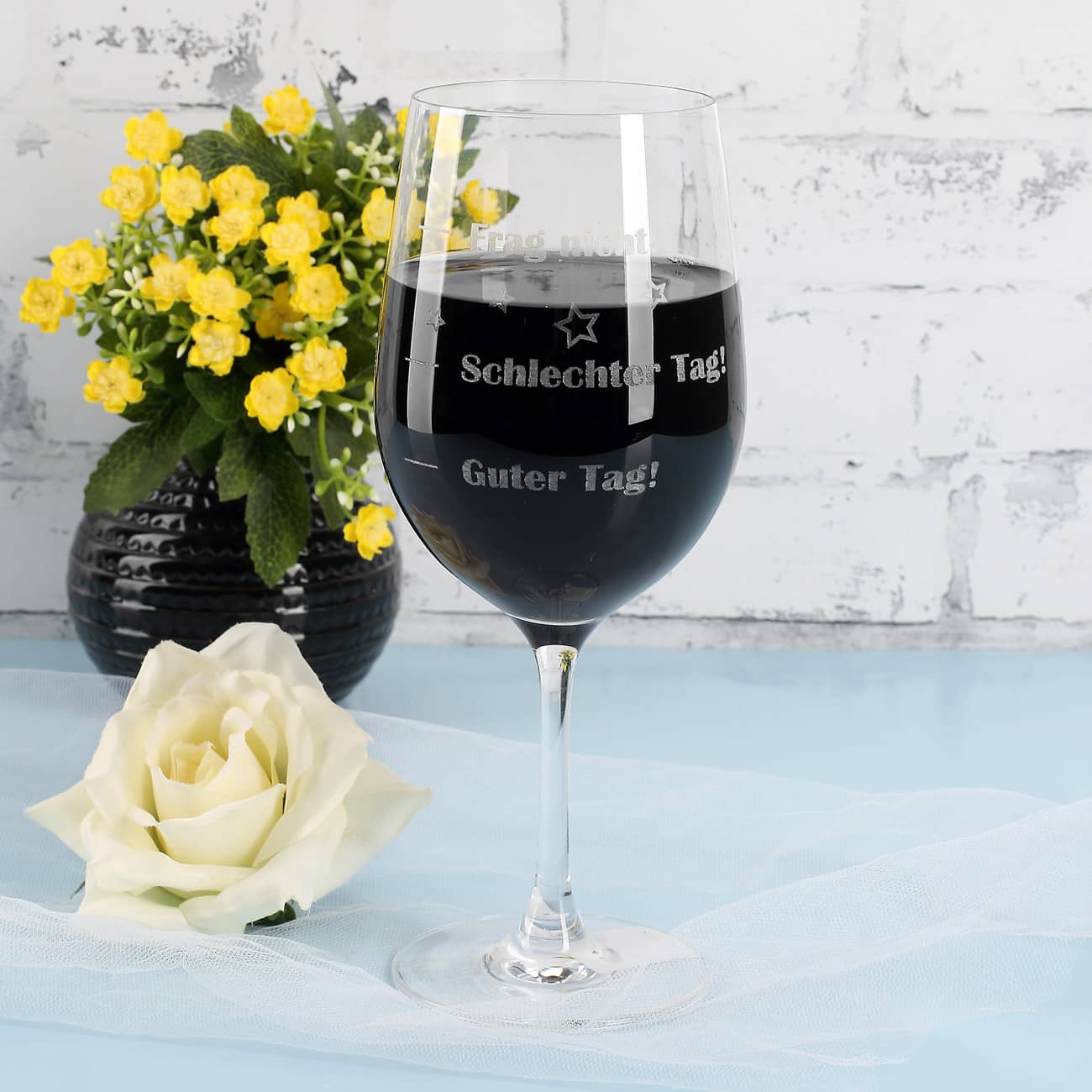 Geschenkset - Freunde für immer - mit zwei Gläsern in Verpackung