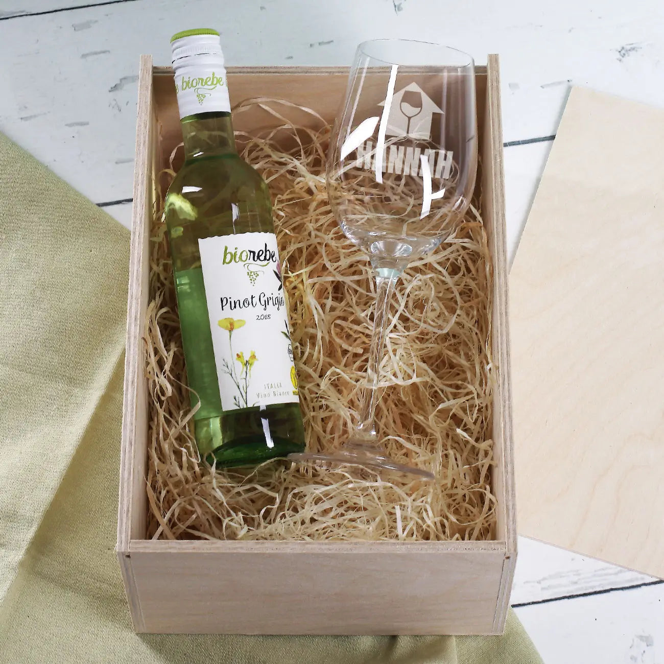 Biorebe Weinset als Geschenk zum Einzug