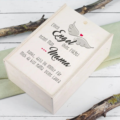 Engel ohne Flügel nennt man Mama - Wein-Set zum Muttertag