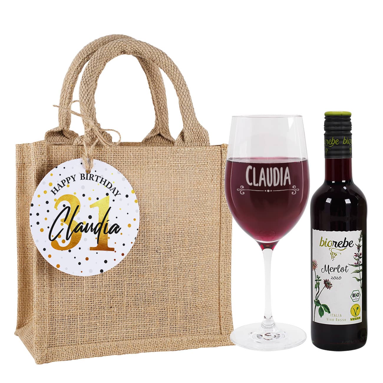 Geburtstagsset für Weinliebhaber