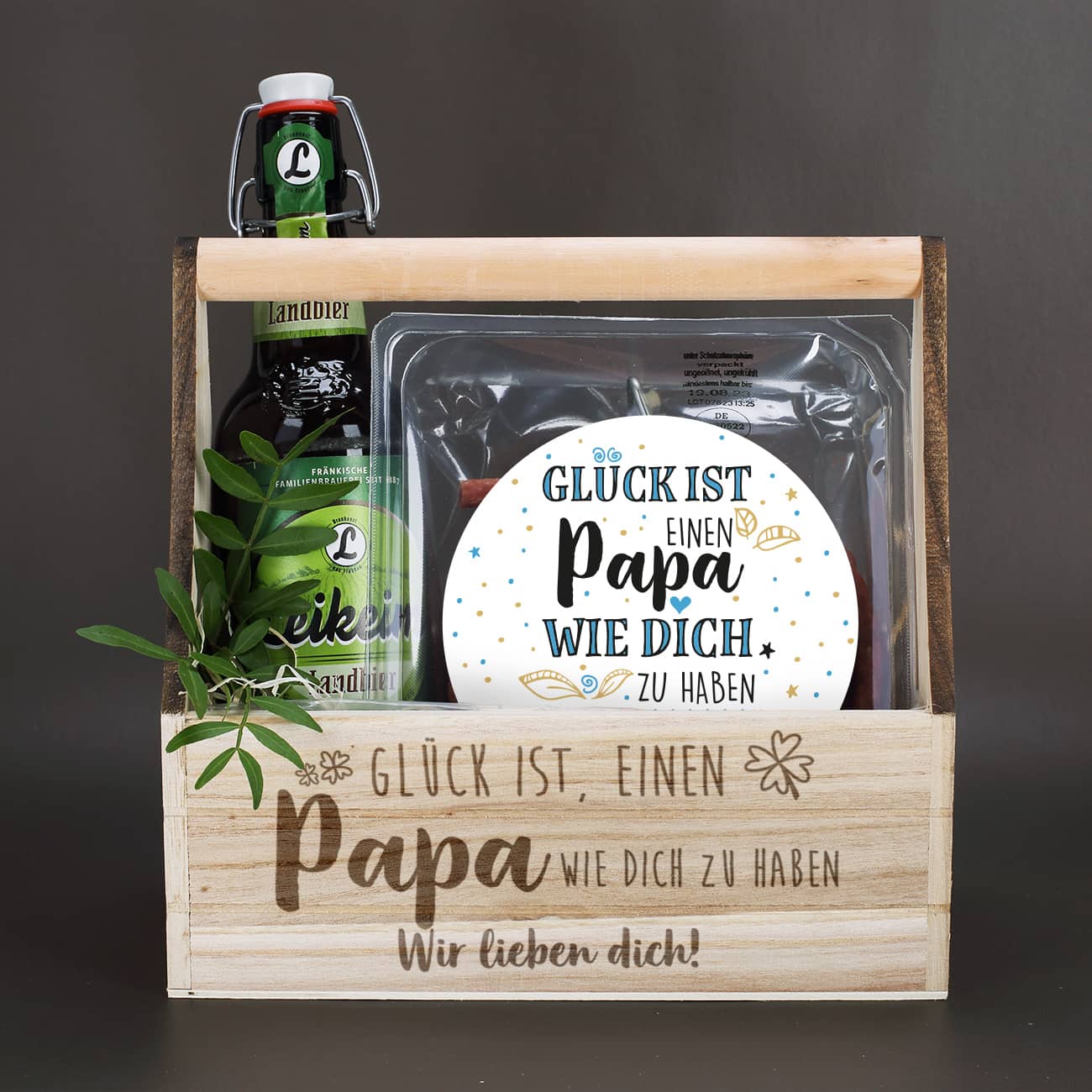 Geschenkkiste mit persönlicher Gravur