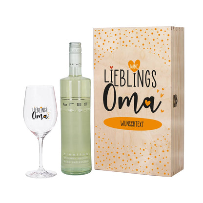 Weingeschenk für Omas in schöner Geschenkverpackung