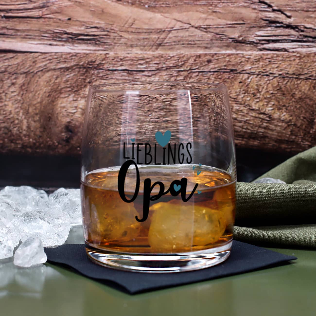 Lieblingsopa - Glenfiddich Whisky Geschenkset mit Whiskyglas