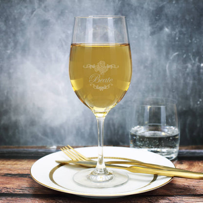 Weinset zum 80. Geburtstag mit Weinglas 