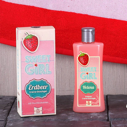 Erdbeer Duschgel im Set für Mädchen