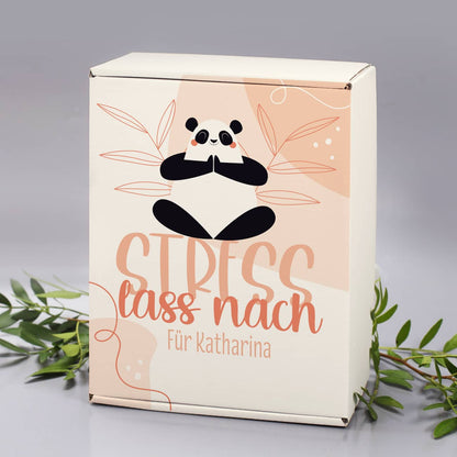 Personalisierte Geschenkbox "Stress lass nach"