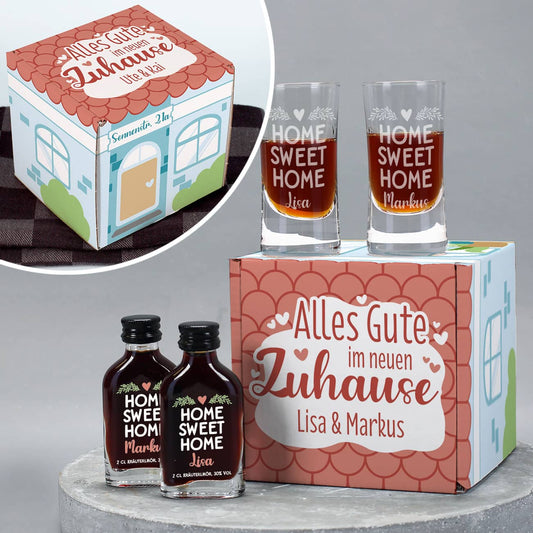Schnaps-Geschenkset zum Einzug - Alles Gute im neuen Zuhause