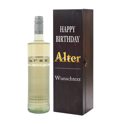 Bedruckt mit Name, Alter und Text nach Wunsch