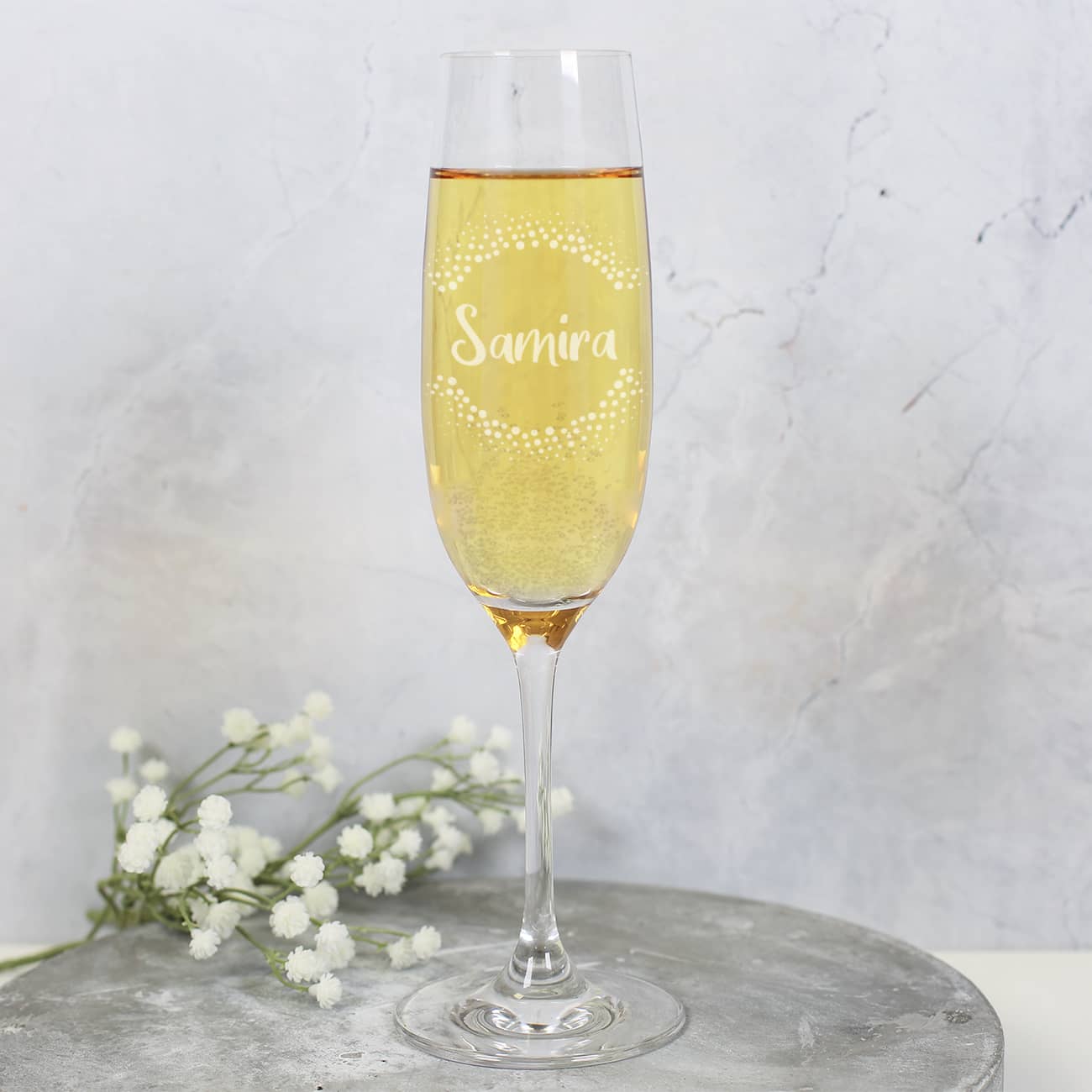 Sektglas von Leonardo mit Namensgravur