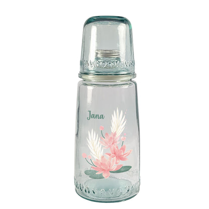 Freigestelltes Produktbild auf weißem Hintergrund – Glasstruktur und Druck gut sichtbar