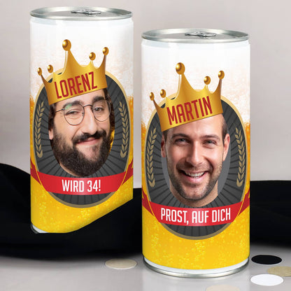 Individuell gestaltbares Biermotiv mit Foto