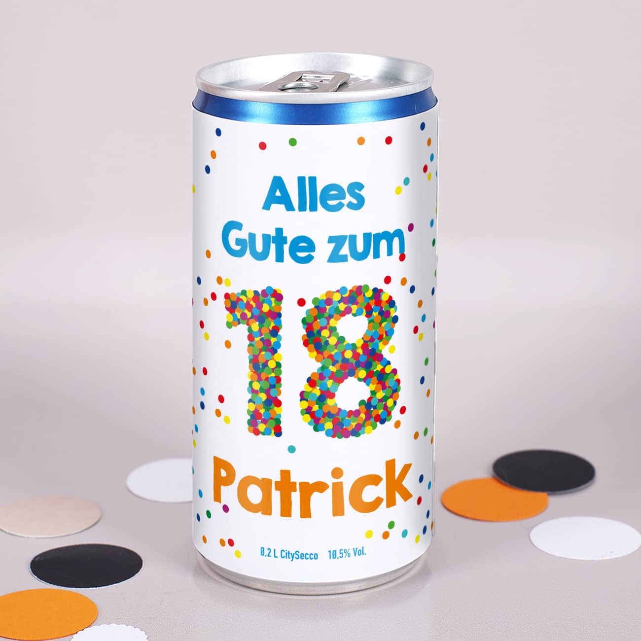 City Secco zum 18. Geburtstag