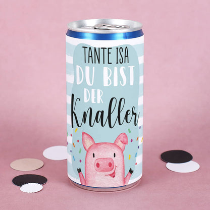 Mit Name nach Wunsch bedruckt