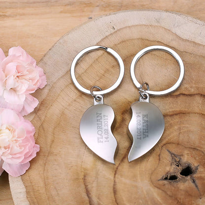 Gravierte Paaranhänger als Geschenkset