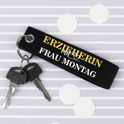 Persönlicher Anhänger aus Filz