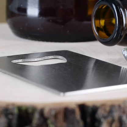 Handlicher Metall-Flaschenöffner