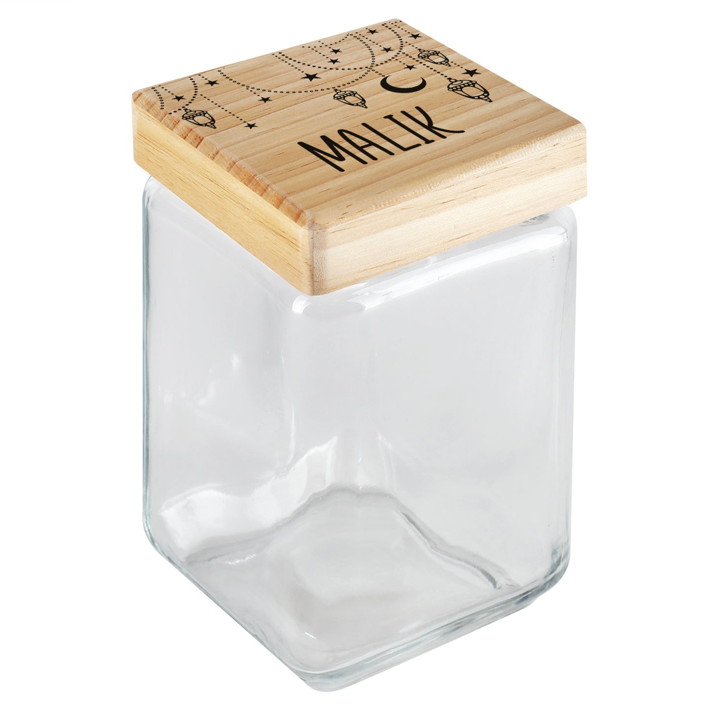 Keksdose / Vorratsglas „Orientalische Kette“ mit Wunschname für Ramadan & festliche Anlässe