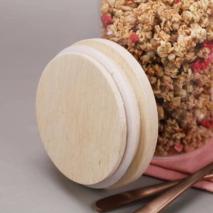 Holzdeckel mit Silikonring