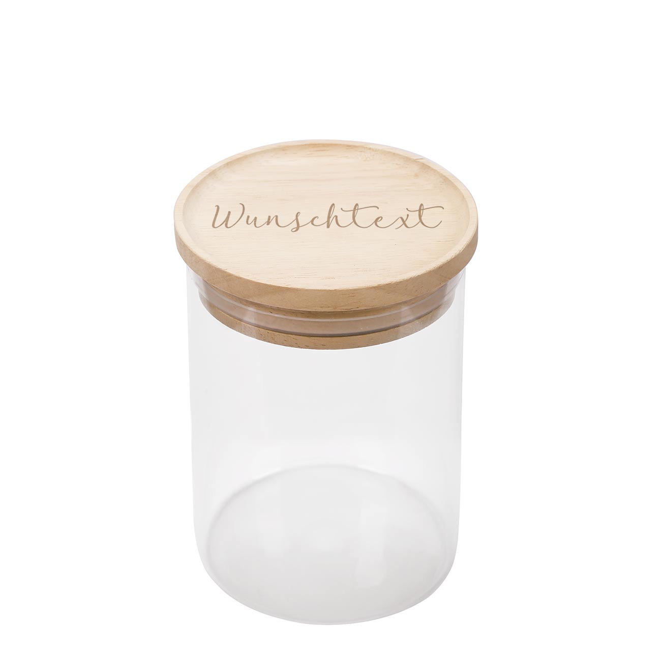 Kleine Vorratsdose mit Wunschtext