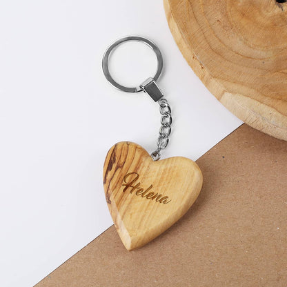 Holz des Lebens - Schlüsselanhänger aus Olivenholz