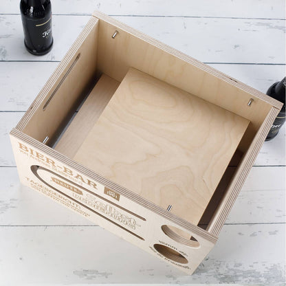 Praktisches Befüllen der Bier-Bar und auch einfaches Entnehmen