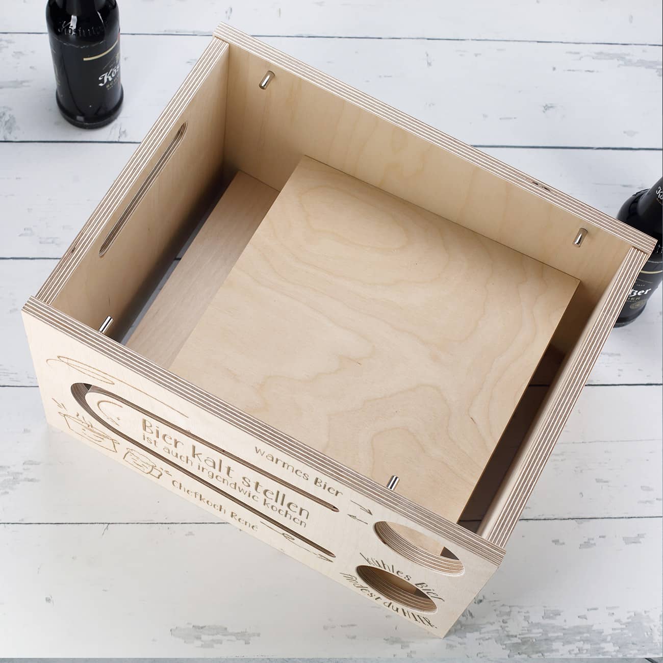 Praktische Bierrutsche zum selber zusammenbauen