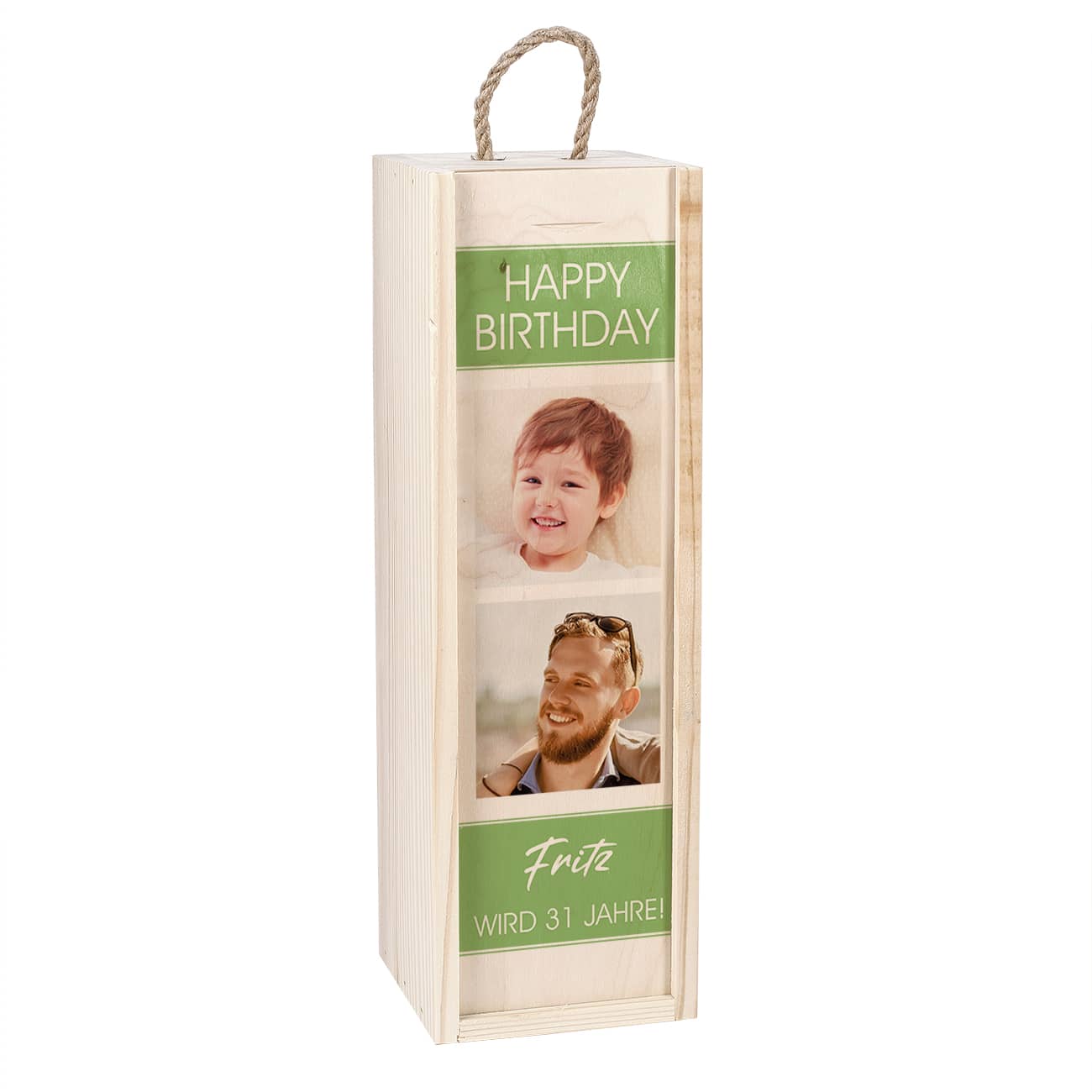 Individuelle Flaschenbox