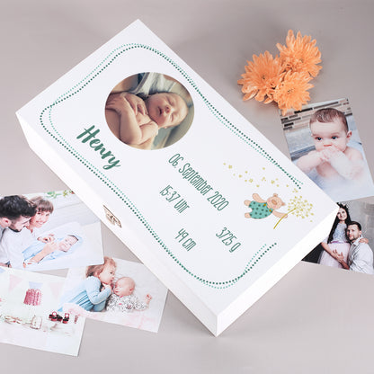 Erinnerungsbox mit Fotoaufdruck für Mädchen und Jungen