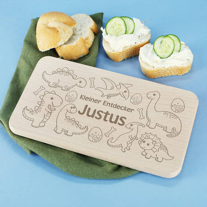 Frühstücksbrettchen für Kinder mit Name personalisiert