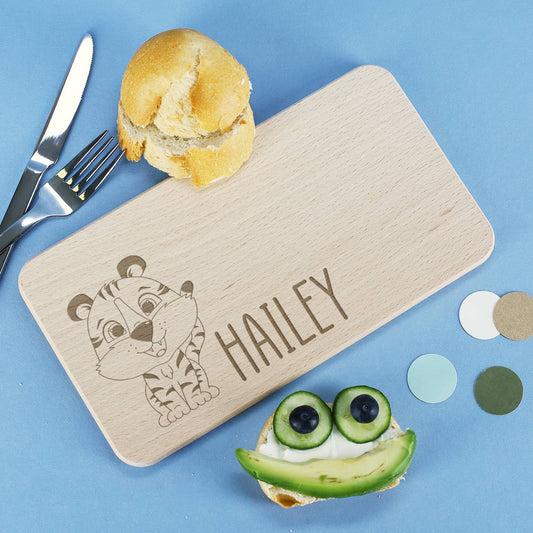 Mit persönlicher Gravur auf dem Brettchen