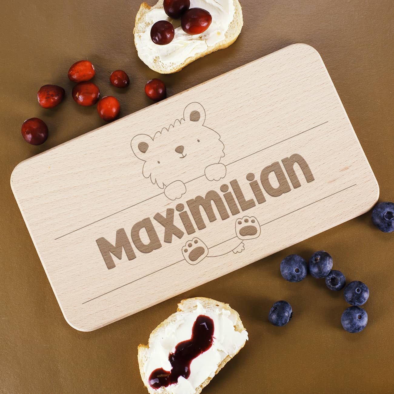 Teddy Brettchen mit Namensgravur