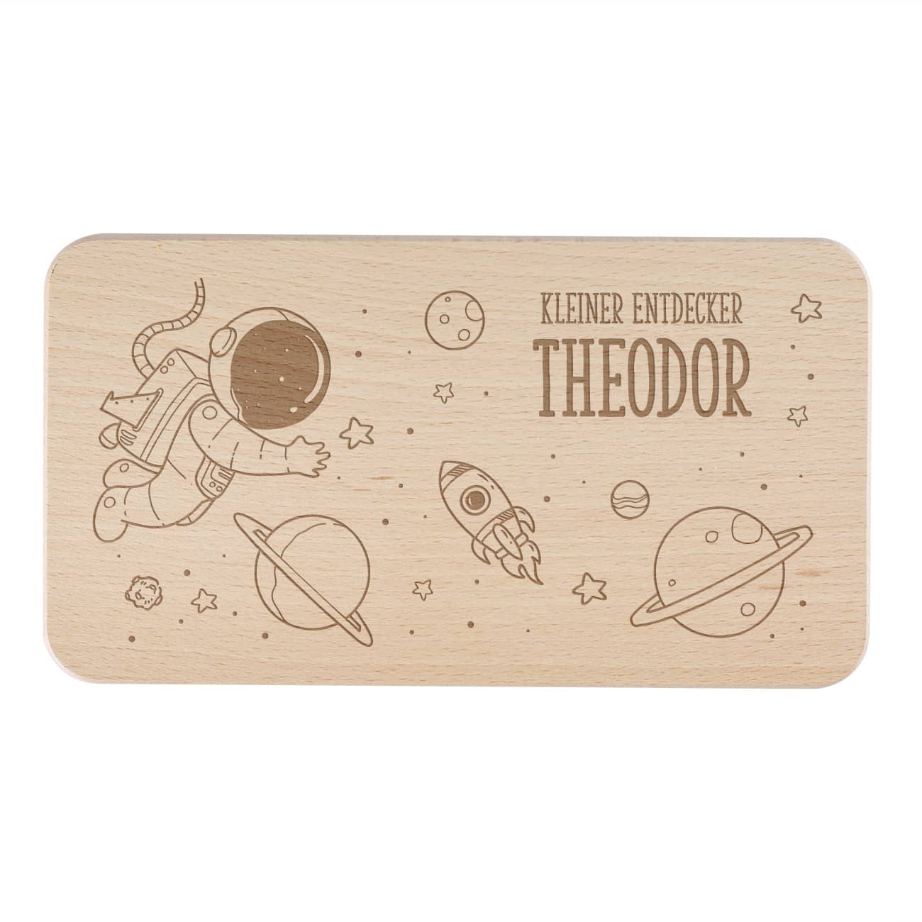 Brettchen für Fußballer mit Namensgravur