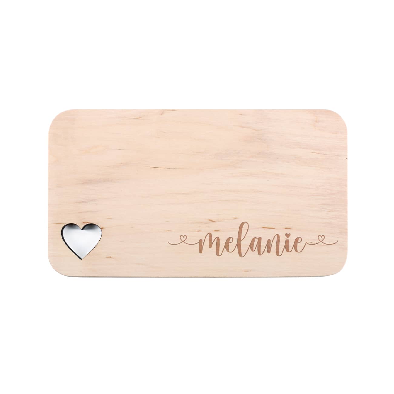 Graviertes Frühstücksbrettchen mit Name