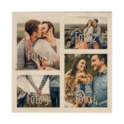 Personalisiert mit 4 Fotos nach Wahl