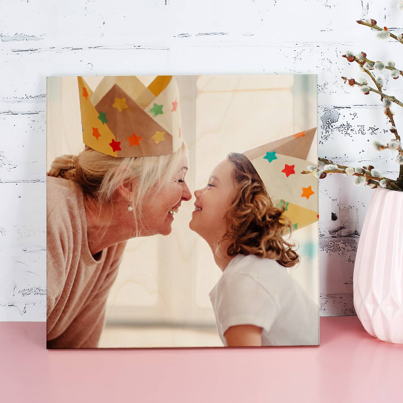 Holzbild als Fotogeschenk als Geschenk für verschiedene Anlässe