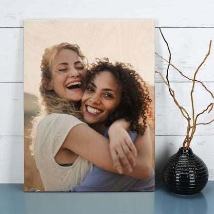 Hochwertiger Fotodruck auf Holz mit Ihrem Lieblingsbild