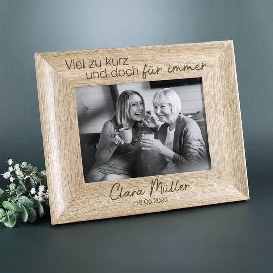 Bilderrahmen als Andenken für Verstorbene