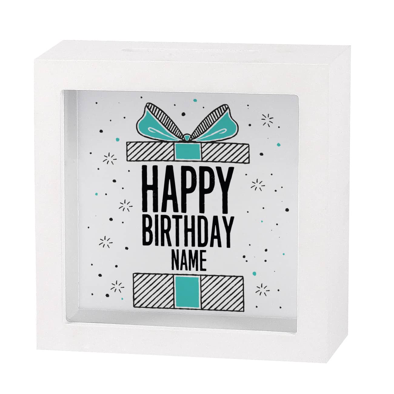 Personalisierte Bildeerrahmen Spardose