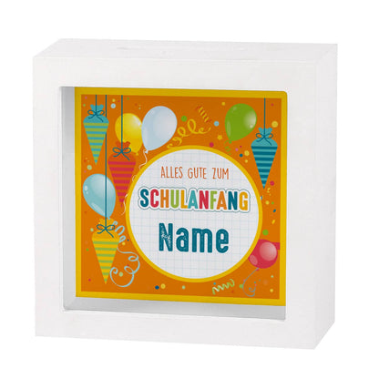 Bilderrahmen Spardose zur Einschulung