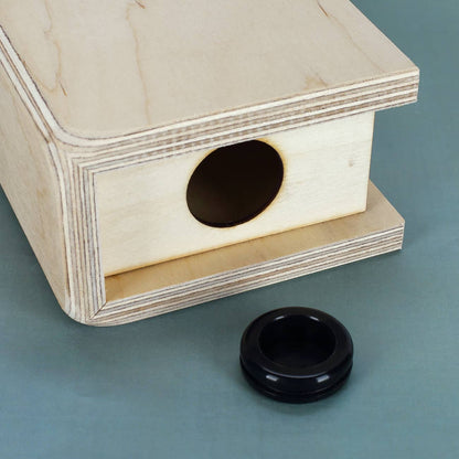 Verschluss - Buchspardose Holz