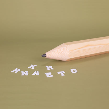 XXL Bleistift mit Radiergummi und Wunschtext in Übergröße! 35cm "Big Ideas"