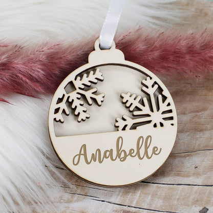 Christbaumanhänger mit Namensgravur