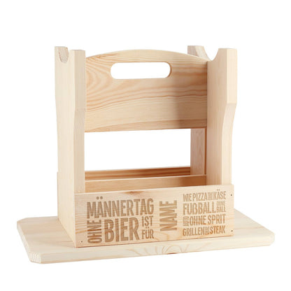 Graviert mit Name und Spruch zum Männertag