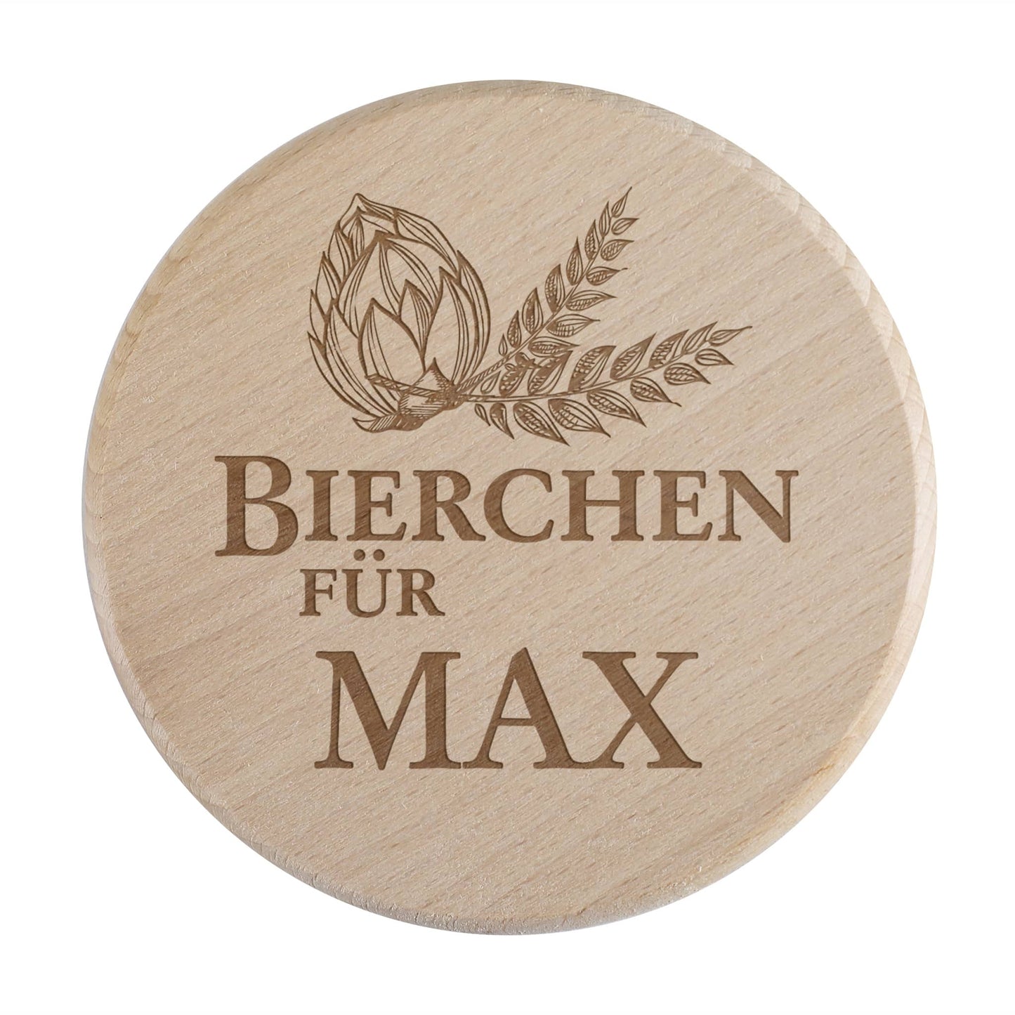 Bierglasdeckel aus Holz