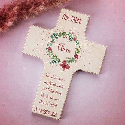 Taufkreuz mit Taufspruch